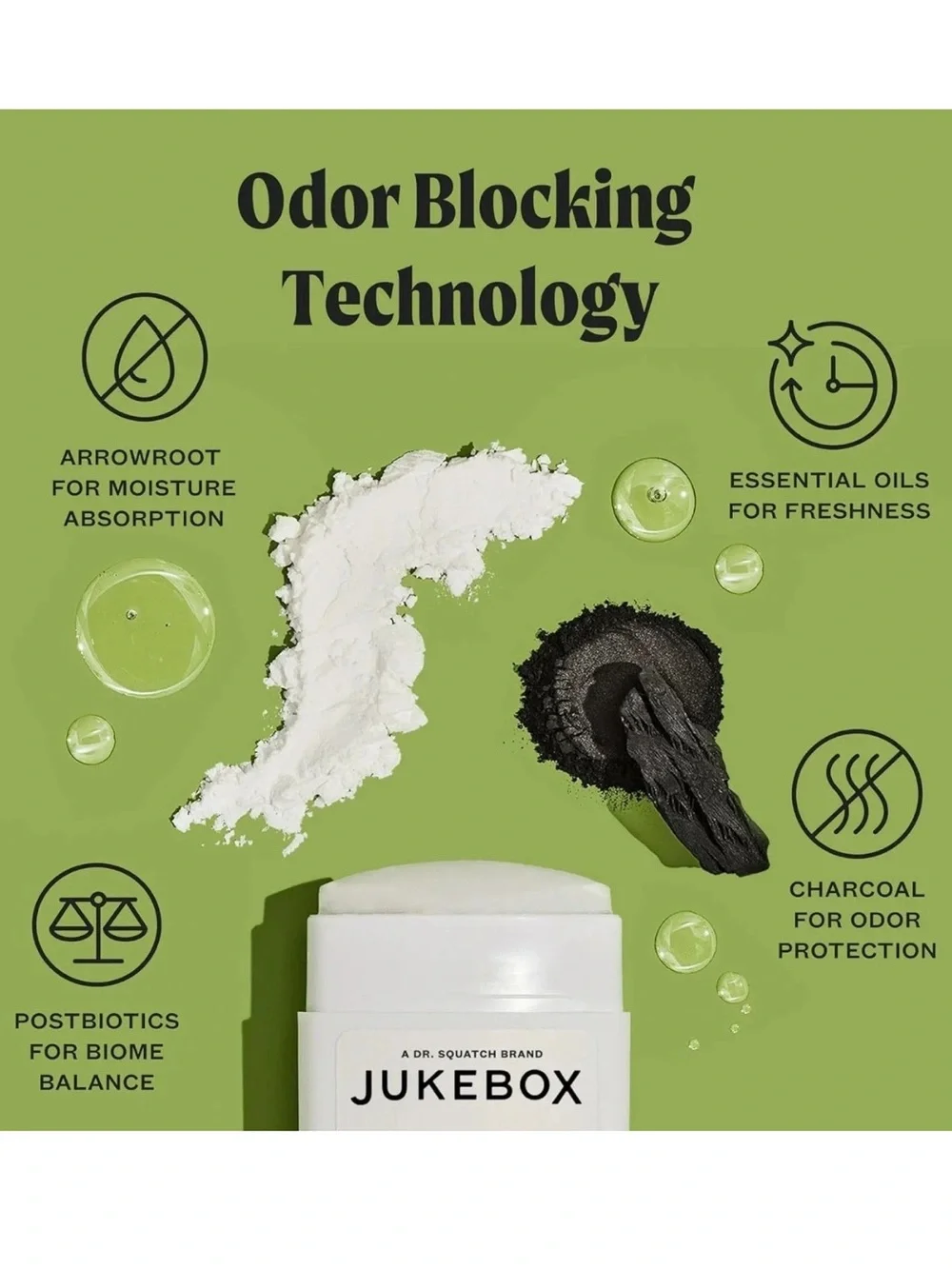 JUKEBOX Natural Deodorant Aluminum Free. Lavender Fields Forever. New.